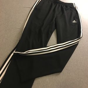 Adidas Three Stripe Black Sweatpants